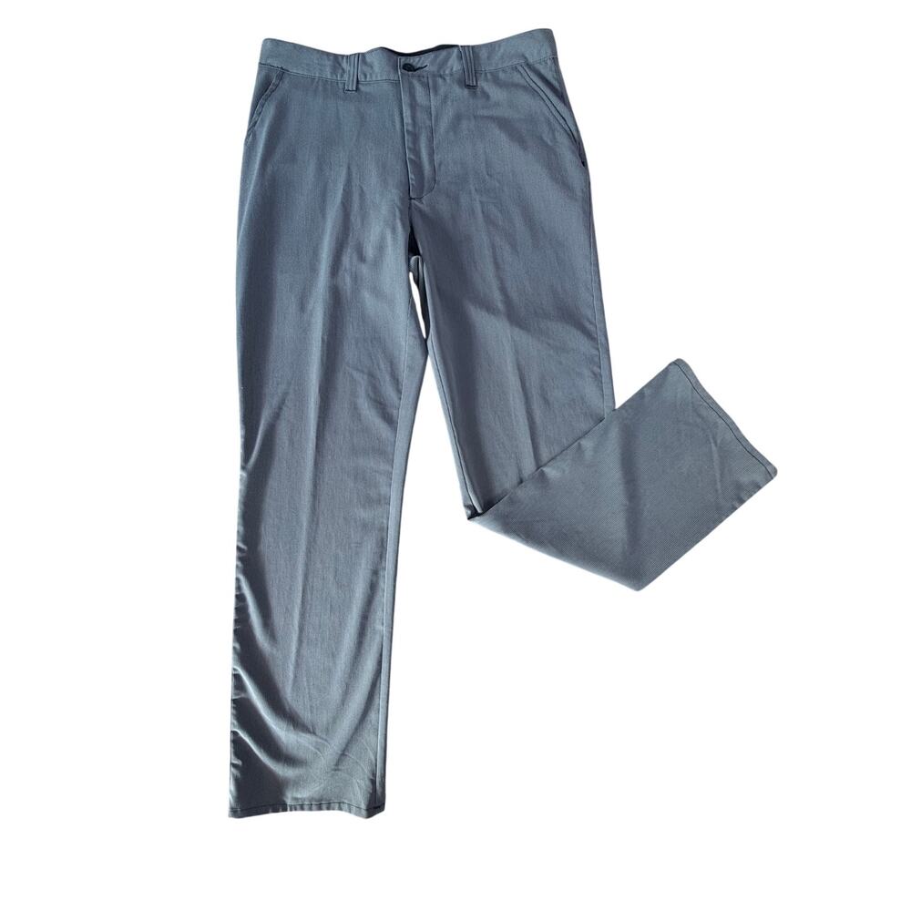 TravisMathew Pants Mens 34x32 Gray Stretch Chino Golf Casual Performance EUC